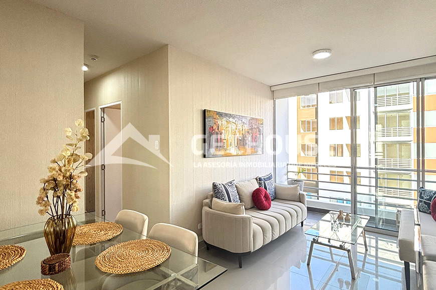 SE VENDE MODERNO DEPARTAMENTO AMOBLADO EN 4TO PISO | CONDOMINIO GARDEN 360